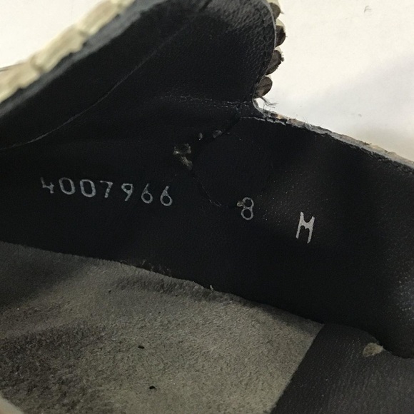 Women’s Stuart Weitzman Brown/Cream Snakeskin Mules Clogs Slide Size 8M - Picture 6 of 6